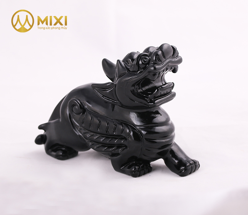 TỲ HƯU NÚI LỬA OBSIDIAN_10 CM